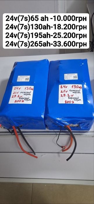 Акумулятори для гібридних інверторів та для електротранспорту