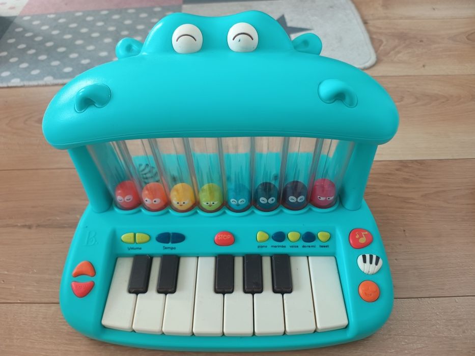 pianino hipopotam B: Toys Hippo Pop Play