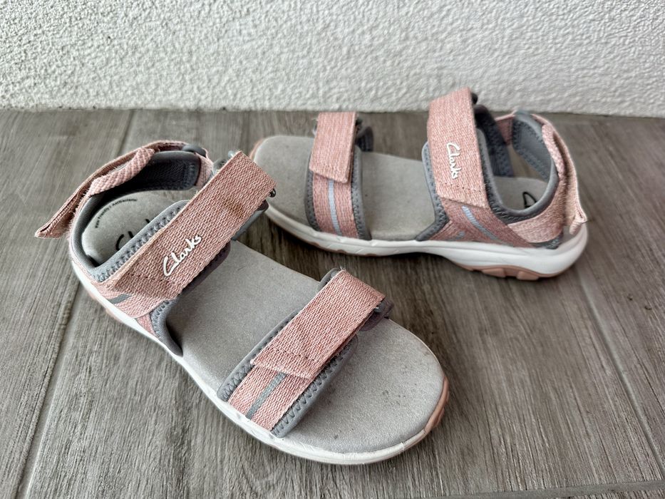 Sportowe sandały na rzepy Clarks EXPO Sea 32 21cm