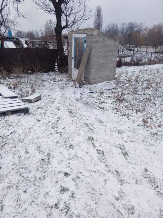 Ділянка з фундаментом + будівельні матеріали с. Вергуни