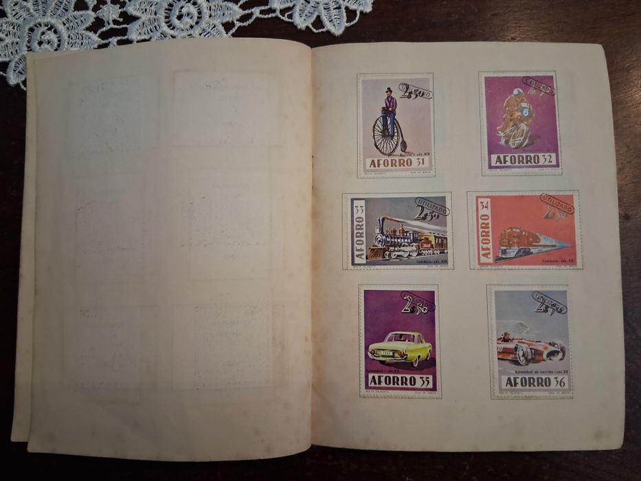 Coleção Meios de Transporte - Certificados de  Aforro