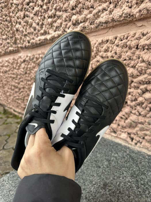 NIKE TIEMPO GENIO LEATHER футзалки 46 розмір