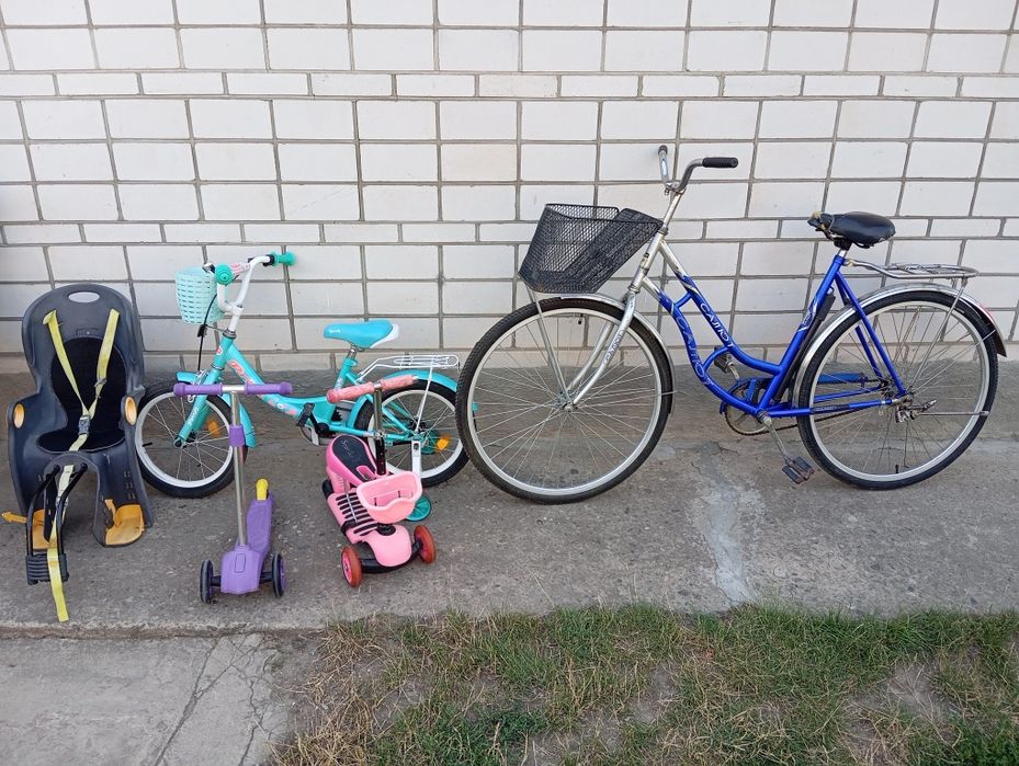 Продам Велосипеди, крісло, інше