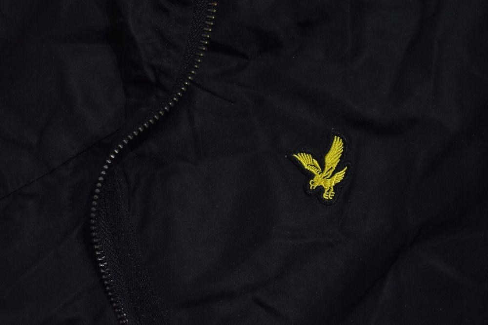 Lyle Scott Męska Kurtka Bomberka Wiatrówka Czarna S