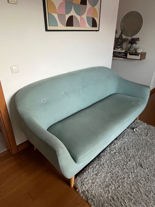 Sofa conforama azul claro
