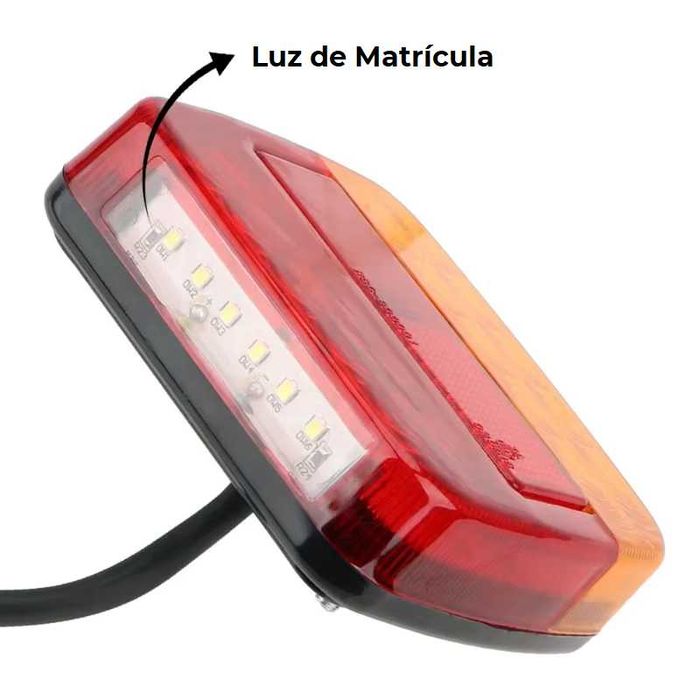Farolins LED Com Luz Matricula