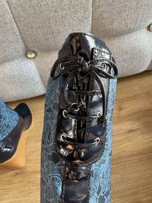 Celine Paris Monogram Navy boots 40 botki kozaki damskie jak nowe