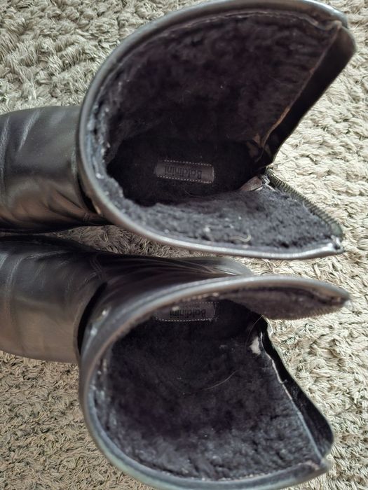 Чорні шкіряні жіночі черевики Baldinini