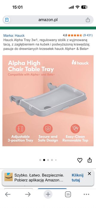 Krzesełko Hauck Alpha +