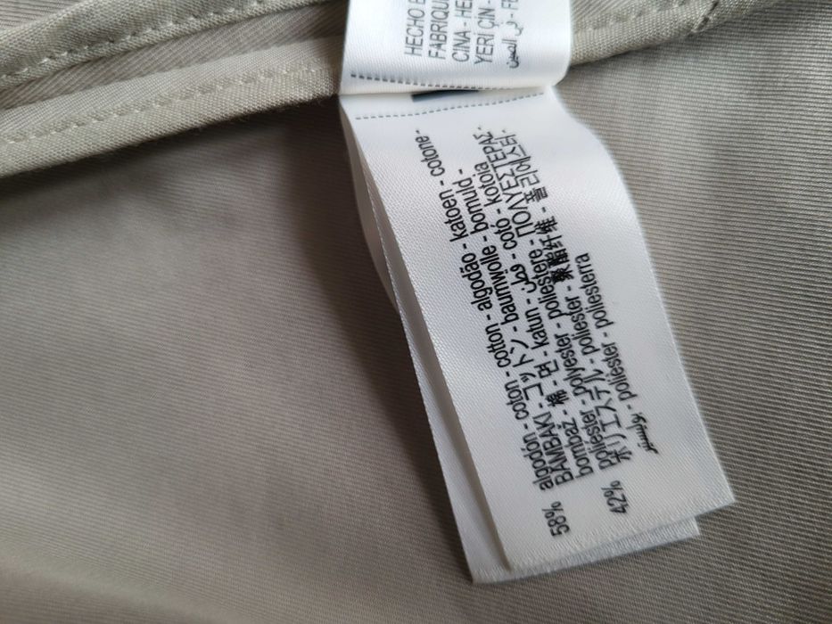 Zara beżowy trench