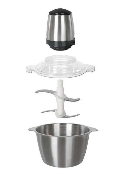 Металевий блендер-подрібнювач JS5090, з потужним мотором 600Вт