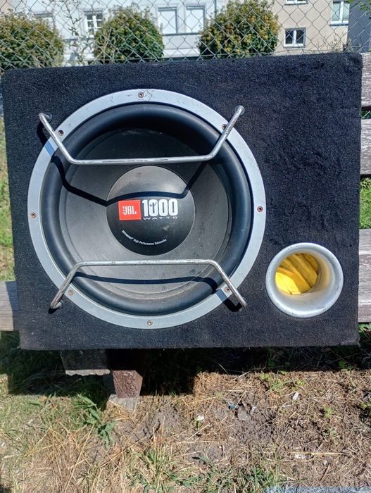 Tuba basowa JBL 1000W+wzmacniacz