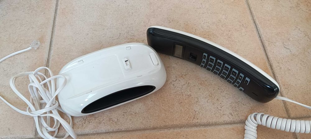 Telefone com fio com ecrã LCD