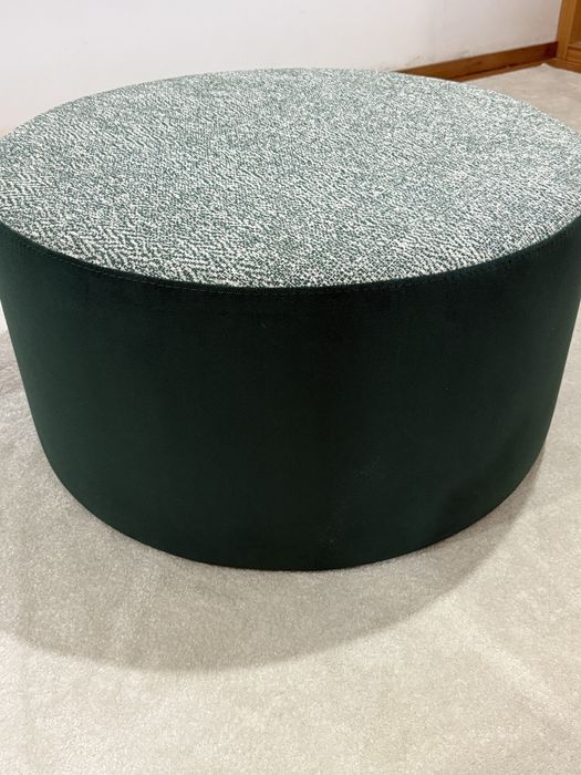 Puff grande verde escuro