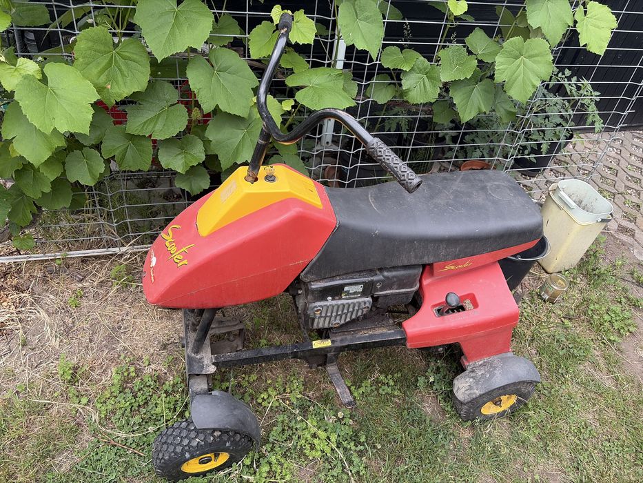 Wolf Garten Scooter kosiarka traktorek dawca rozrusznika