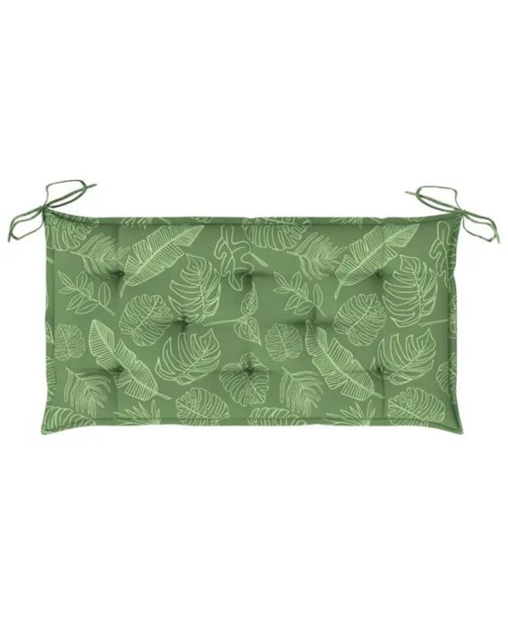 3xAlmofada banco de jardim  100cm fabricado poliéster estampado folhas