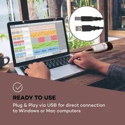 Mikrofon Pojemnościowy MIC-920 USB AUNA PRO biały - NOWY GWARANCJA !