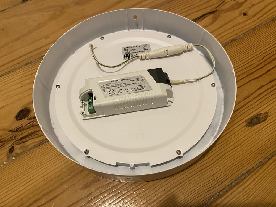 Iluminação de tetxo c/ lâmpada LED