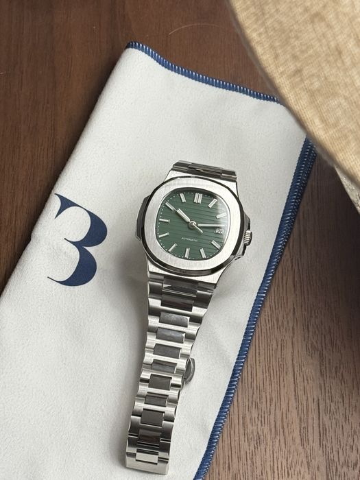 Relógio Automático Estilo Nautilus – Novo | Movimento Seiko