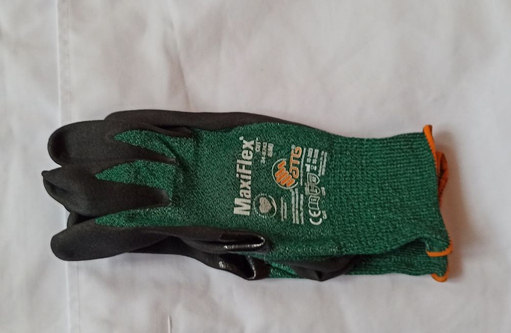 Bluza biała robocza bluzy + rękawice maxi flex cut