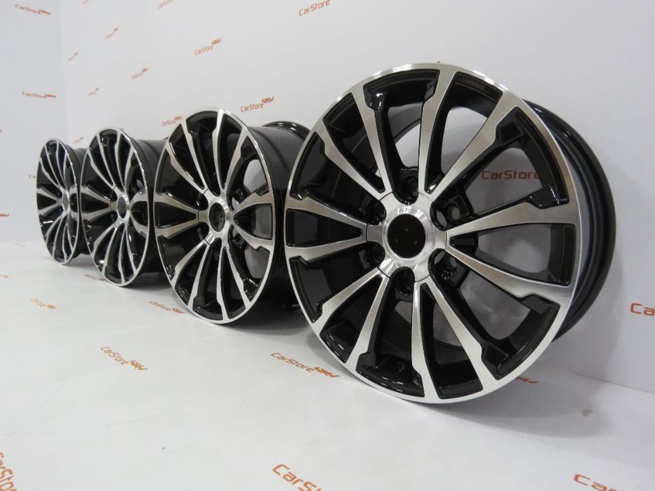 Jantes Look Toyota Hilux Revo 17 x 7.5 et 30 6x139.7 Preto + Polido