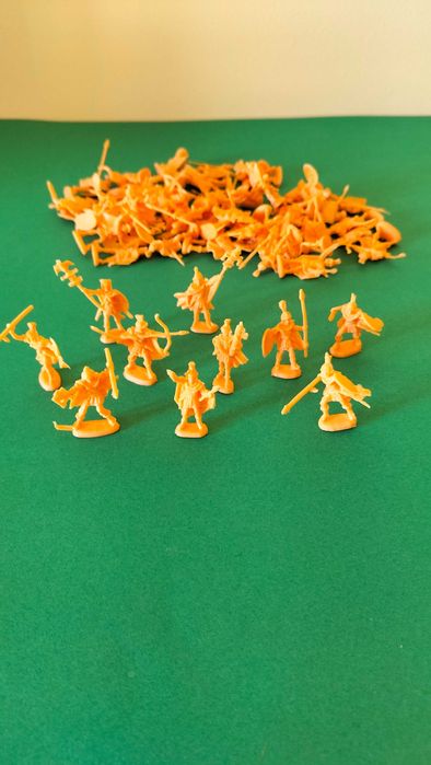 Atlantic Italy - Escala 1/72 HO - GUERREIROS ROMANOS 54 peças - Airfix Esci Roco Montaplex. Portes inclusos.