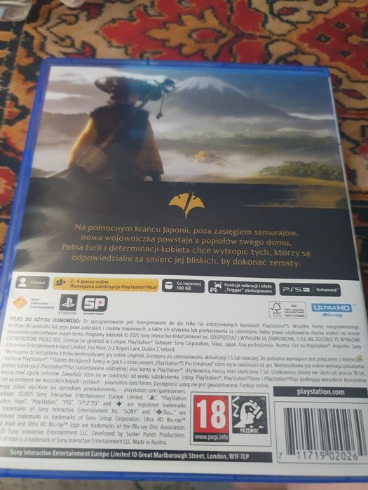 Gra Ghost of yotei na PS5