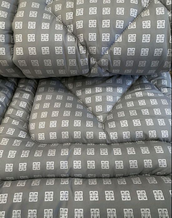 Одеяло натуральное шерсть овечья стёганое микросатин зимнее Евро