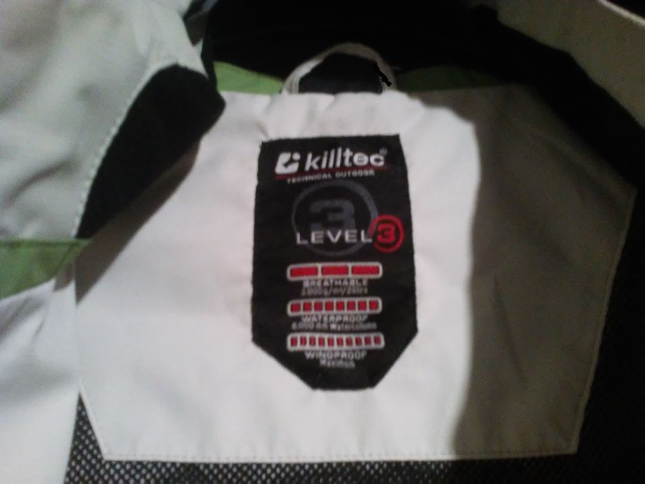 kurtka  termoaktywna KILLTEC Level 3, 8000mm, WYMIARY
