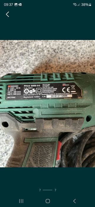 Maquinas/Ferramentas Parkside Black&Decker