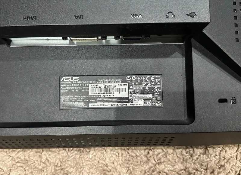 Monitor ASUS PA246Q 24,1” ProArt