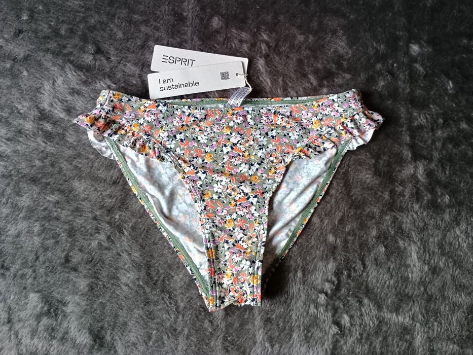 Dół od bikini Szałwiowe w kwiaty