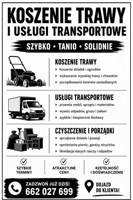 Koszenie trawnikow