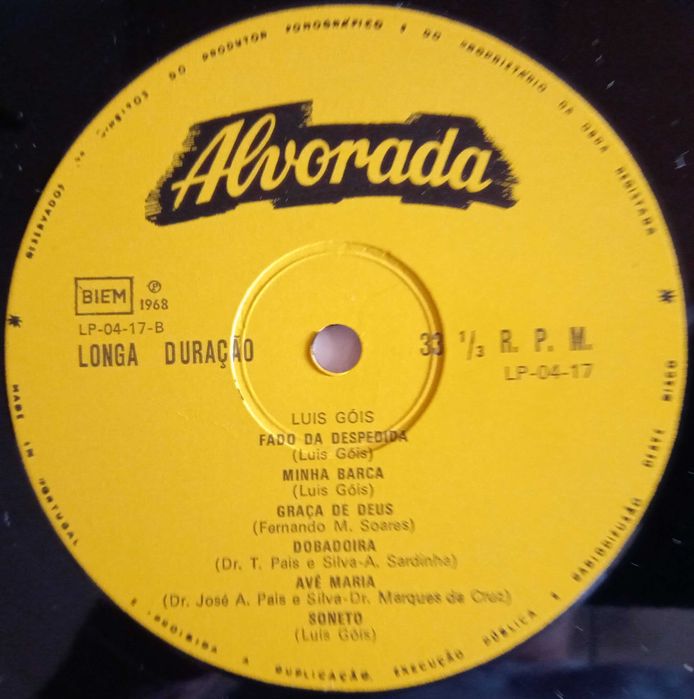 José Afonso / Luis Góis	- - - - -		Coimbra	- - - - -	LP