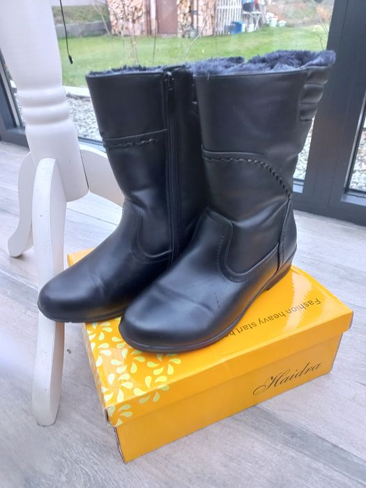 Buty zimowe czarne