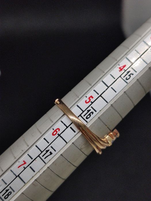 Кольцо золотое 585⁰ р16, вес 1.76