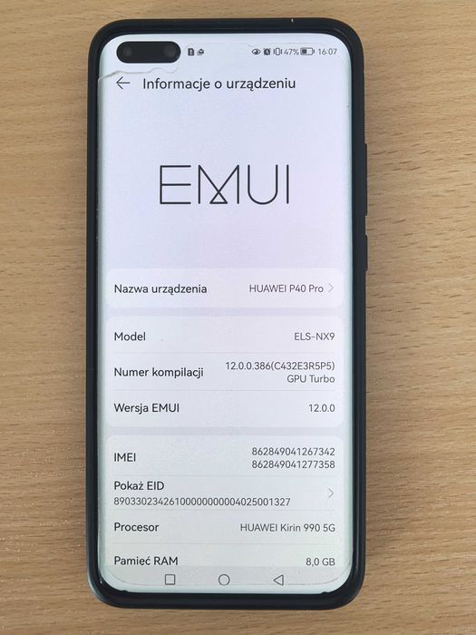 Huawei P40 Pro 256GB stan bardzo dobry