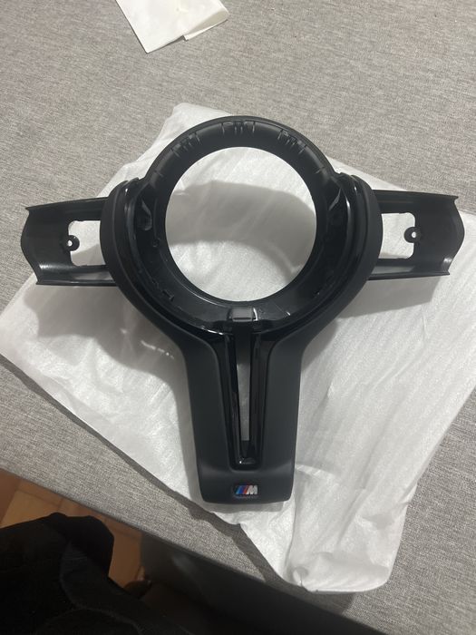 Capa volante bmw pele