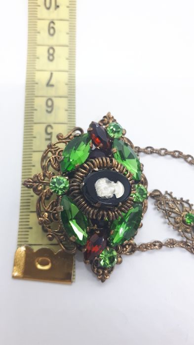 Винтажная брошь. Чехословакия.