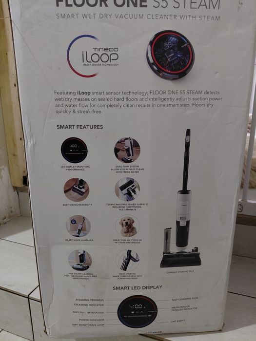 Пилосос tineco floor one s5 steam