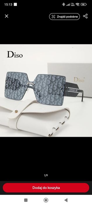 Hit Diso okulary logowane unisex 1 para