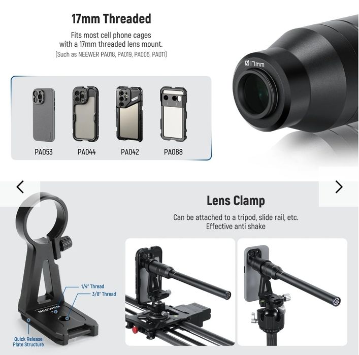 Ширококутний макрооб'єктив neewer ls 51