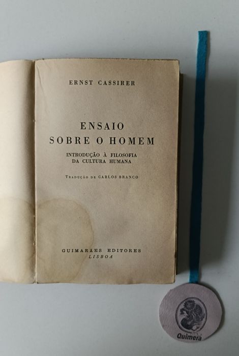 Ensaio sobre o homem, Introdução à filosofia da cultura humana