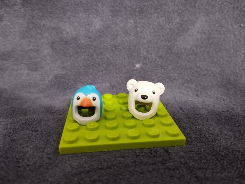 Minifigurka Głowa Pingwin Niedźwiedź LEGO Oryginalna 25971pb01 3557pb01