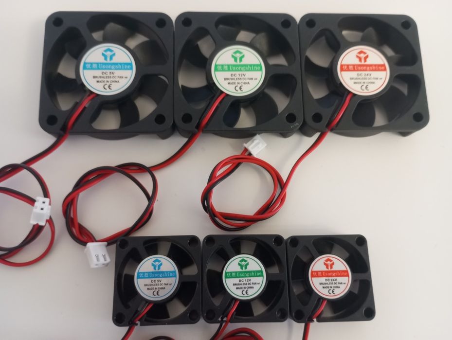 Вентилятор 30/50мм 5В/12В/24В 2пин кулер 3D-принтера 3010/5010