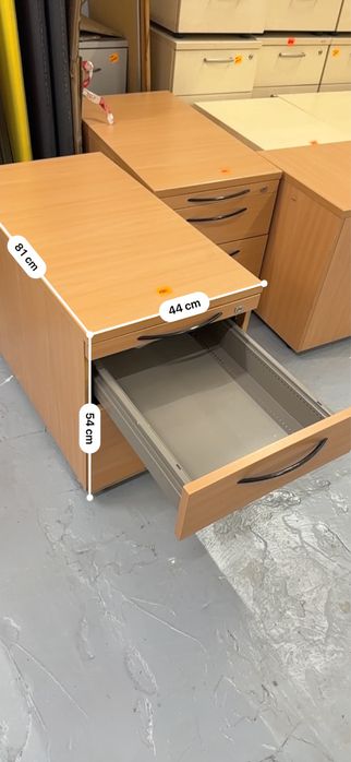 Promocja 50% ceny , Kontenerki, szafki pod biurko wym 44/54/81