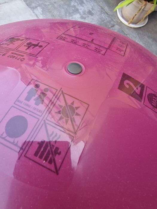 Bola de Pilates tamanho 2 rosa
