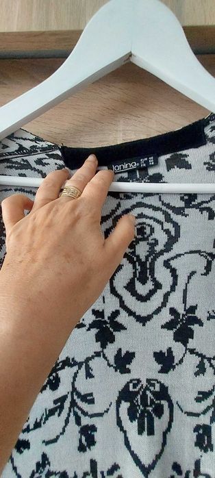 Swetr kardigan długi