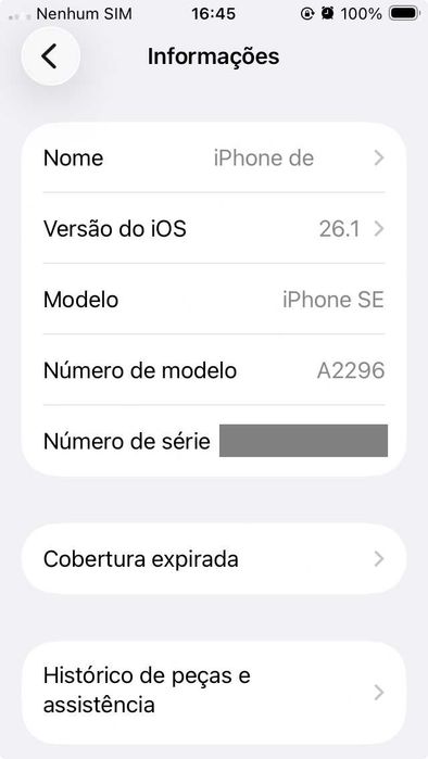 iPhone SE (2.ª geração) Branco 128GB
