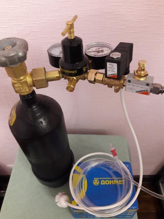CAMOZZI Со2 система аквариумная баллонная балон камоци камози